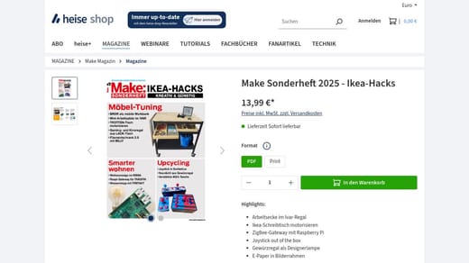 Make Sonderheft 2025 - Ikea-Hacks
